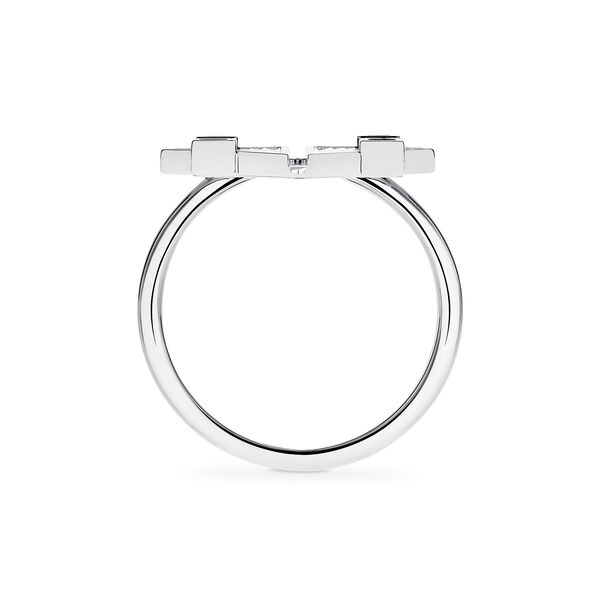 Bague en argent sterling guilloché