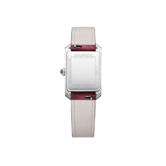 Baume & Mercier M0A10673 Hampton Quartz 35 X 22 mm Stainless Steel Back image number 1