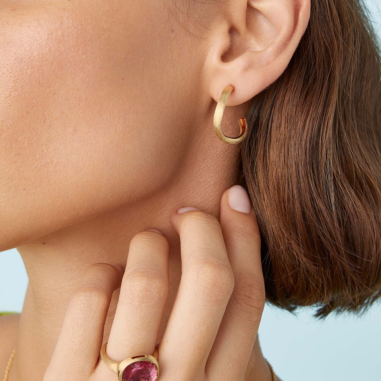 Marco Bicego Boucles anneaux Jaipur en or jaune image number 1