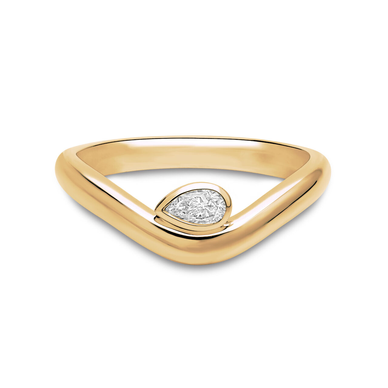 Birks Essentials Bague en or jaune avec diamant image number 0
