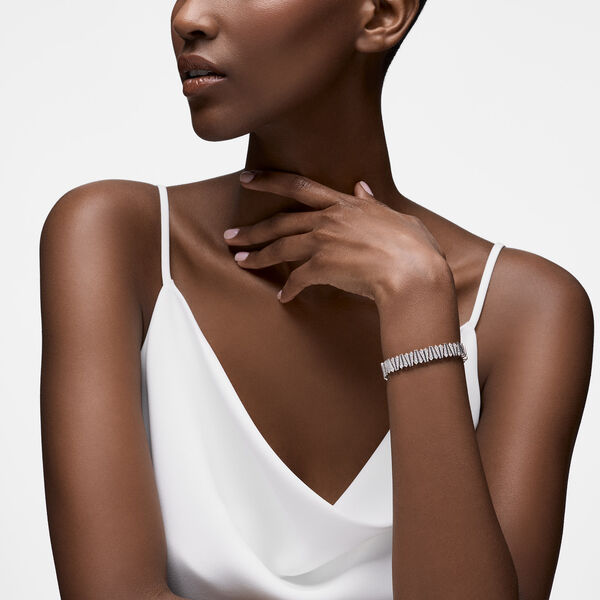 Bracelet en diamants et or blanc