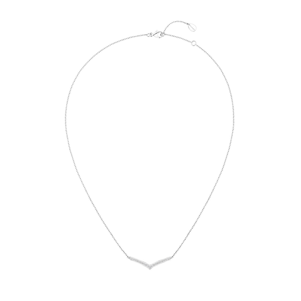 Chaumet Josephine Aigrette White Gold and Diamond Pavé Pendant image number 0