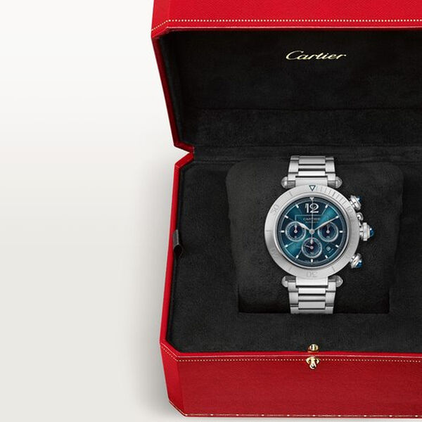 Pasha de Cartier Automatic Chronograph 41 mm Stainless Steel