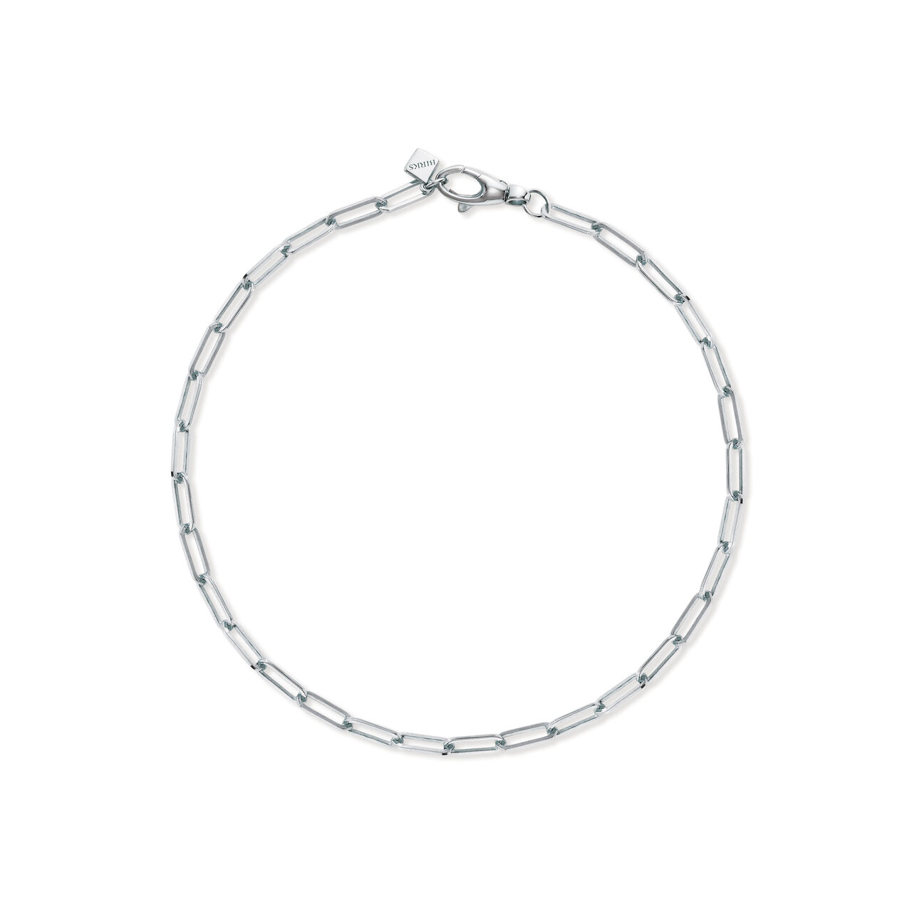 Birks Essentials Silver Cable Chain Bracelet image number 0