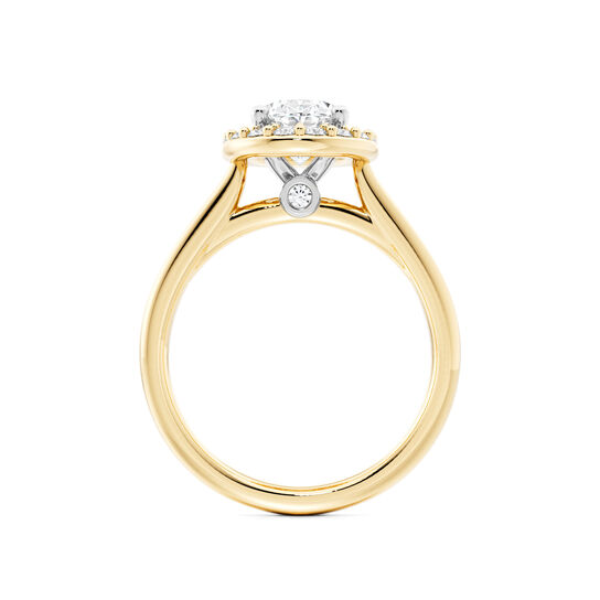 Birks 1879 Oval-Cut Solitaire Diamond Engagement Ring in Yellow Gold image number 2