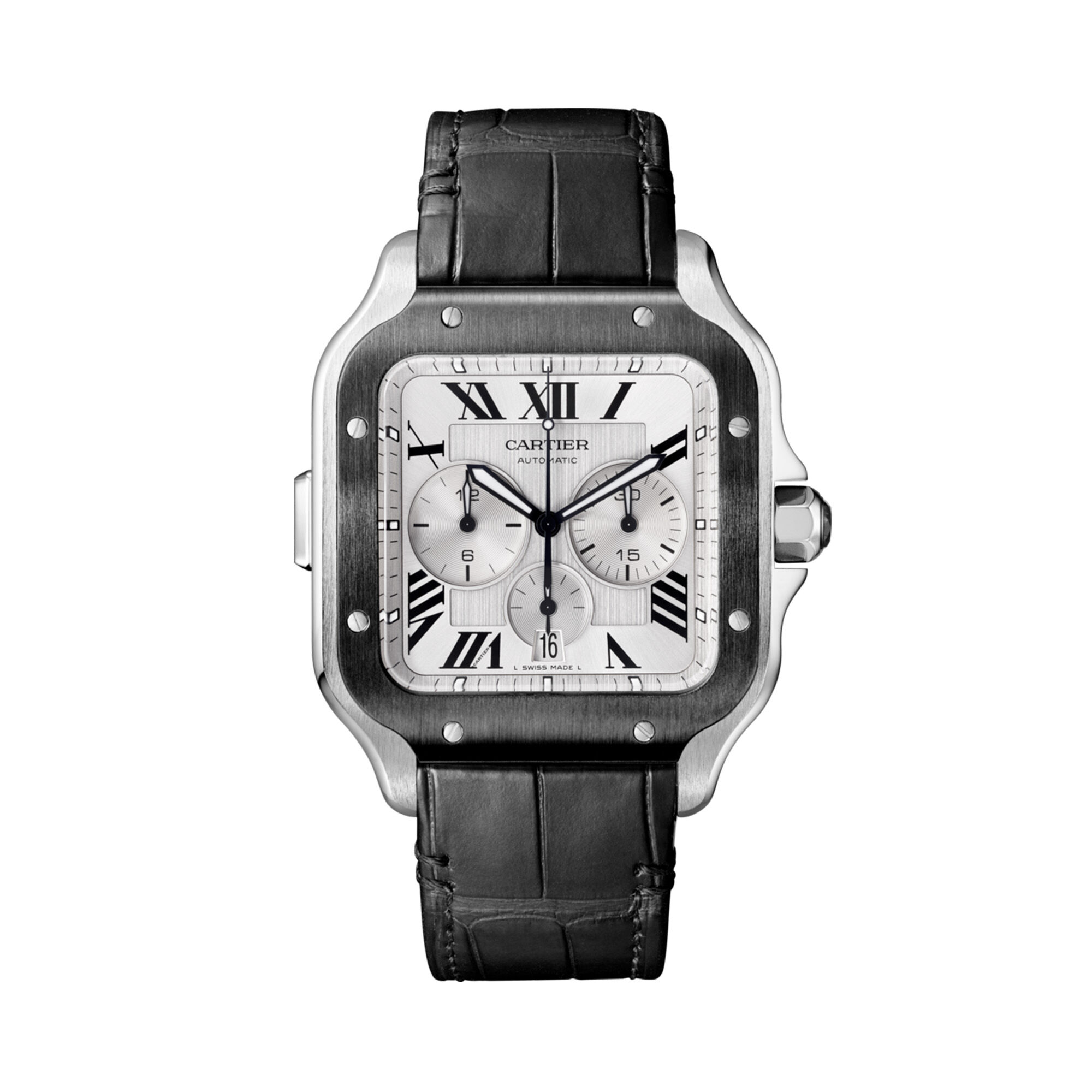 Black santos cartier discount
