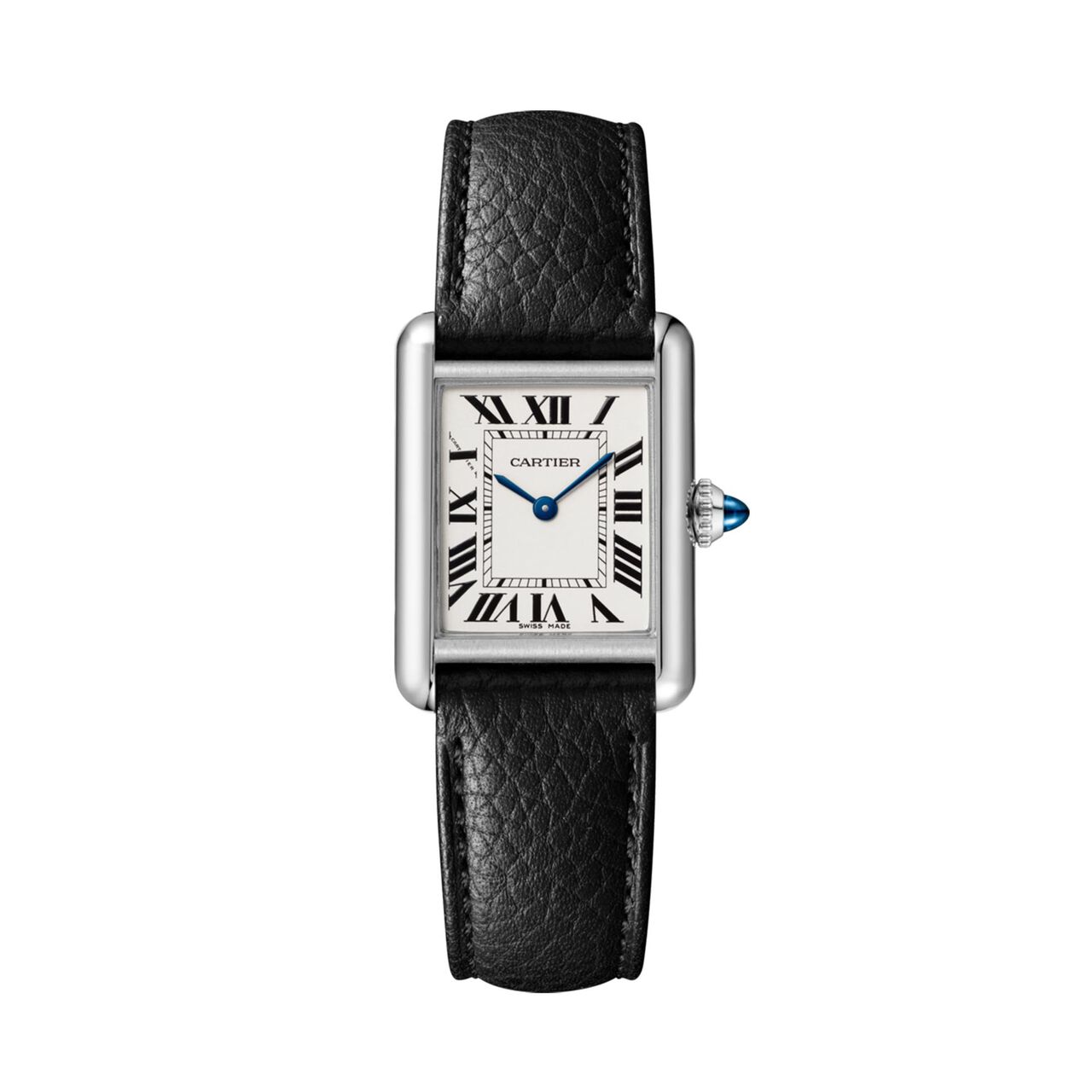 tank-must-de-cartier-watch-small-model-steel-leather-wsta0042-front image number 0