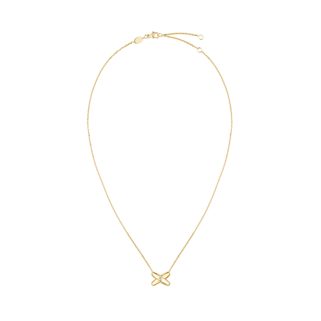 Chaumet Jeux De Liens Yellow Gold and Diamond Pendant 86024 image number 2