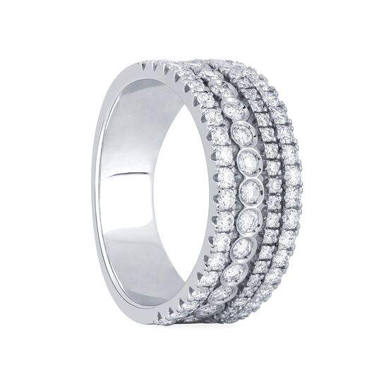 White Gold and Diamond Ring image number 1