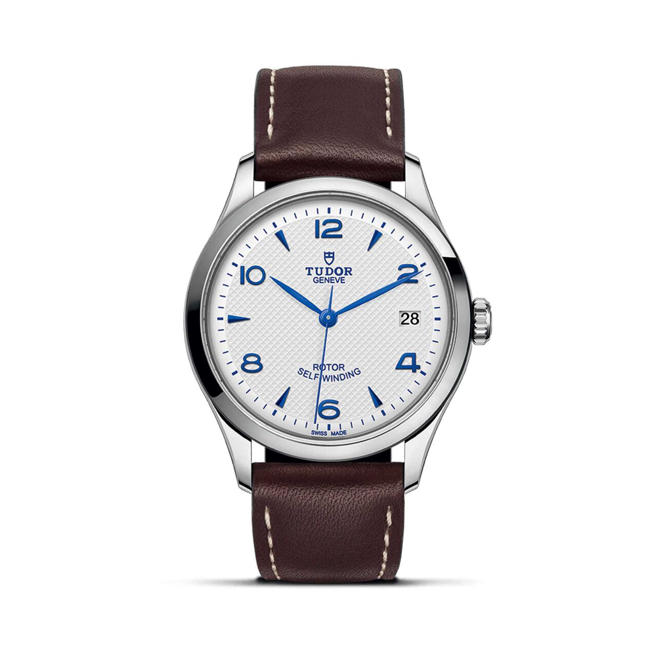 Tudor 1926 Boîtier en acier 36 mm^ cadran opalin et bleu image number 0