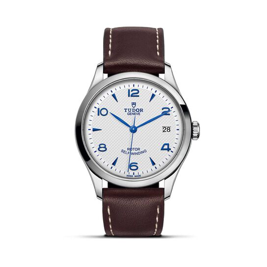 Tudor 1926 Boîtier en acier 36 mm^ cadran opalin et bleu image number 0