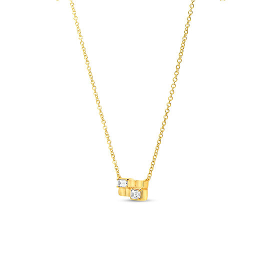 Uneek Alexandria Yellow Gold and Diamond Pendant NK1175 image number 1