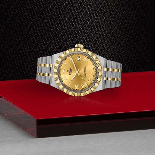 Royal Automatic 36 mm Stainless Steel and Yellow Gold
