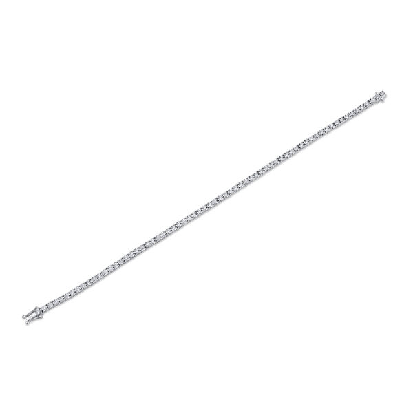 Bracelet Tennis Stella en or blanc avec diamants