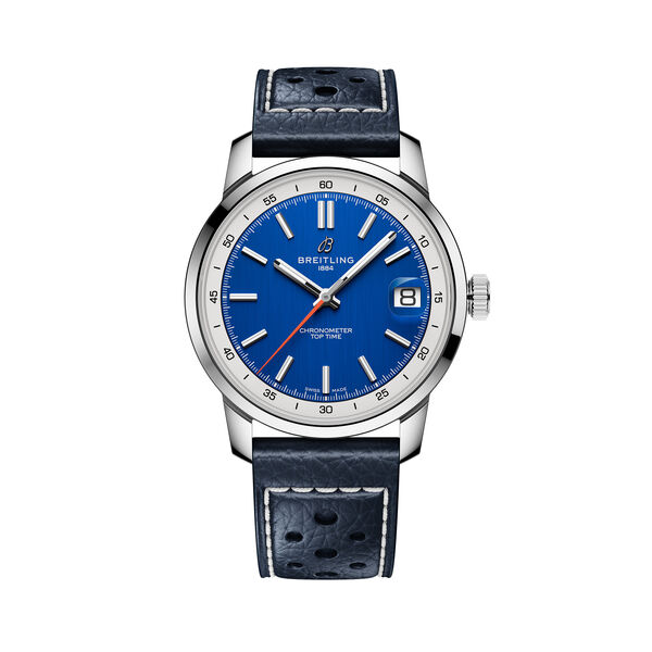 Top Time 38 mm automatique en acier inoxydable