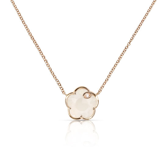 Pasquale Bruni Petit Joli Lunaire Small Rose Gold, Mother-of-Pearl and Diamond Pendant 16791R image number 0