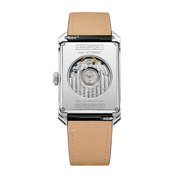 Hampton Automatic Dual Time 48 X 31 mm Stainless Steel