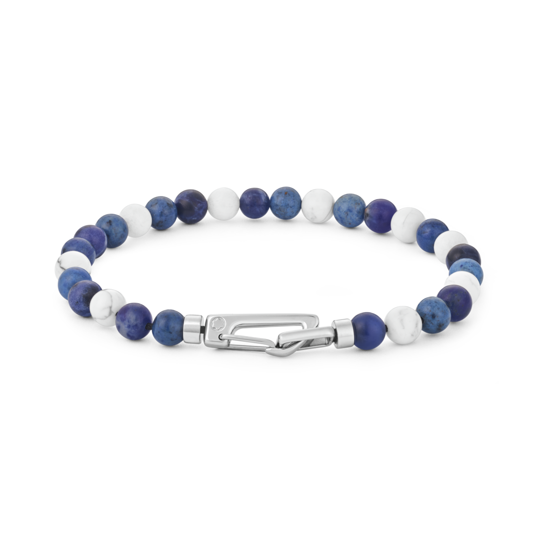 Meisterstück Glacier Stainless Steel and Sodalite Bracelet