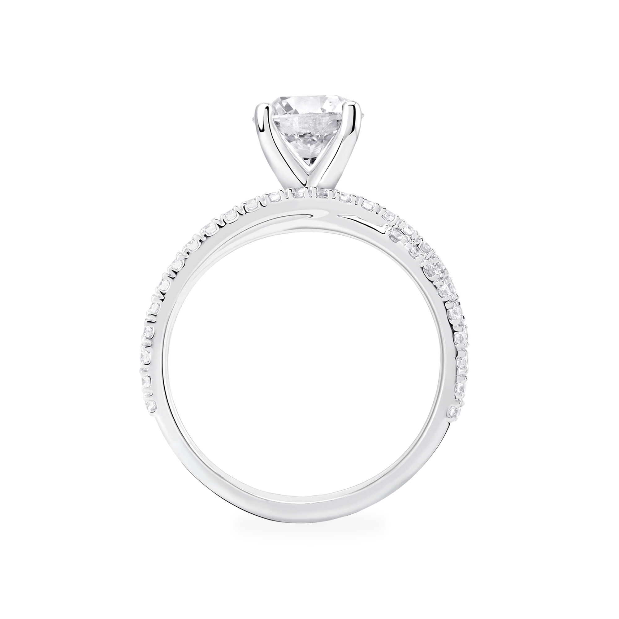 Solitaire round diamond new arrivals infinity promise ring