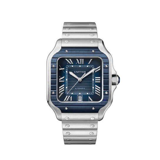 Santos de Cartier Large Model Automatic 39 mm Stainless Steel image number 0
