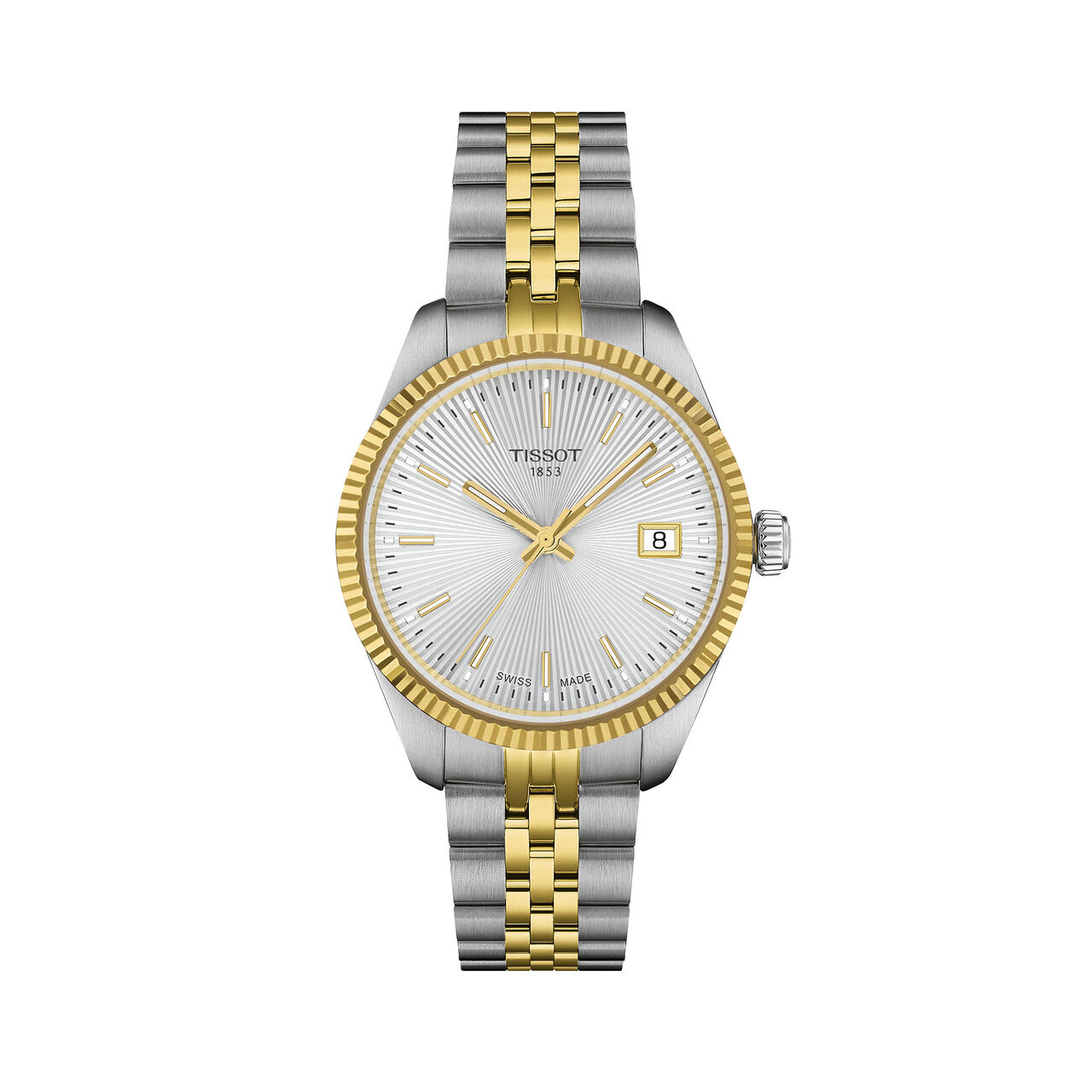Tissot Ballade Quartz 34 mm Stainless Steel and Yellow Gold PVD &ndash; T1562102203100 image number 0