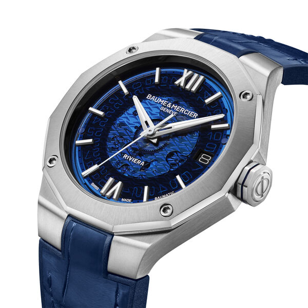 Riviera 39 mm automatique en acier inoxydable