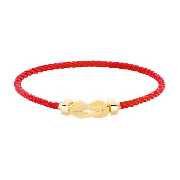 Bracelet cable Chance Infinie en or jaune, modèle moyen