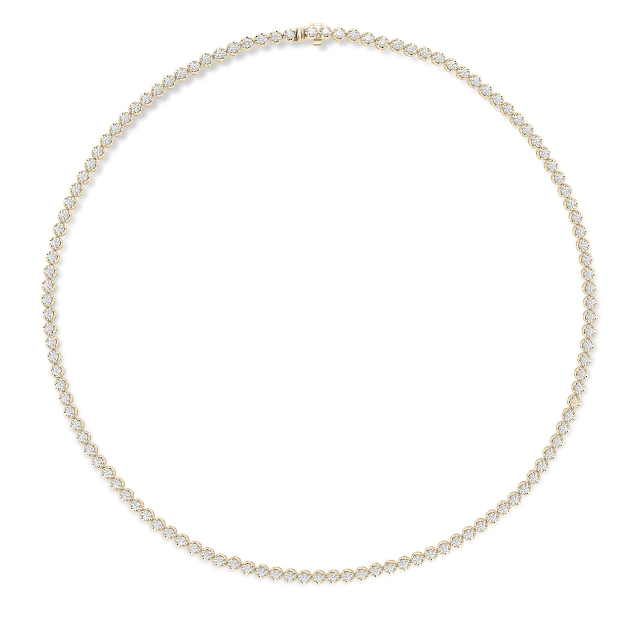Collier en or jaune et diamants image number 0