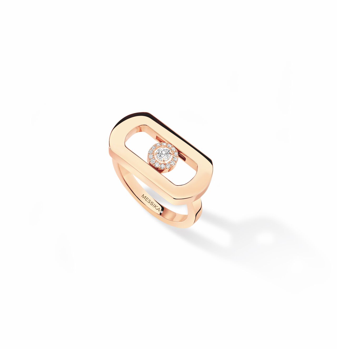 Messika Paris - So Move Rose Gold and Diamond Ring 12936-PG image number 0