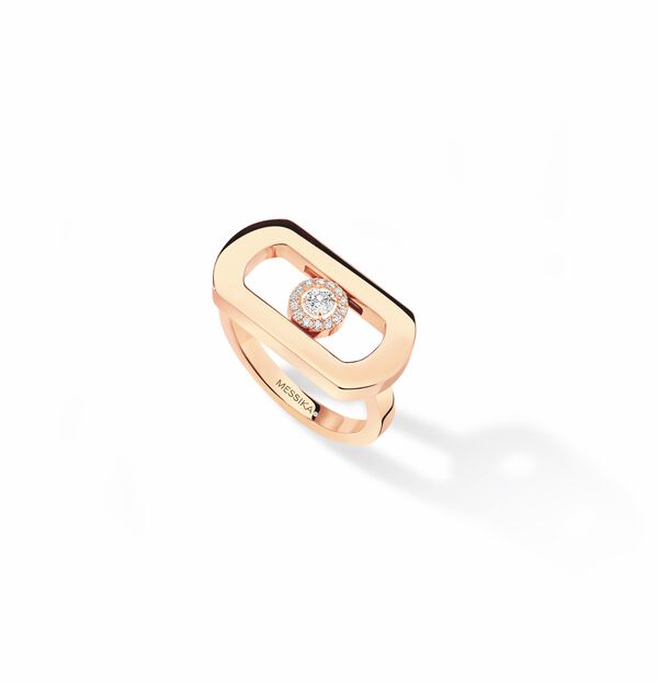 So Move Rose Gold and Diamond Ring