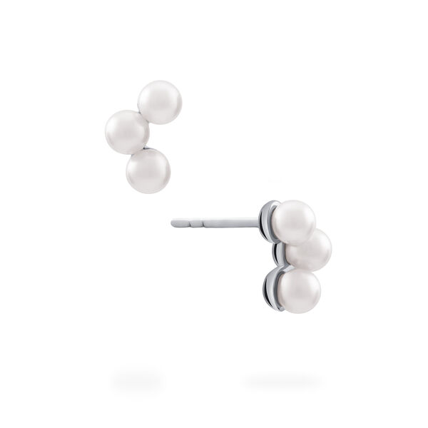 Boucles d'oreilles clous en perles