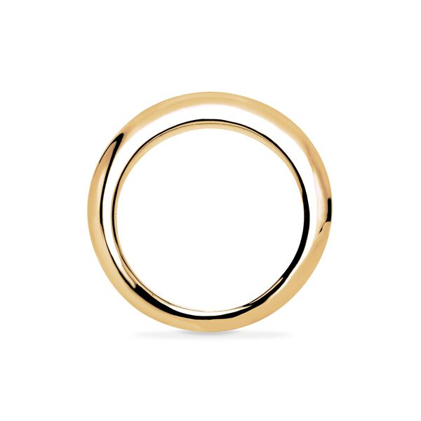 Yellow Gold Curved Ring