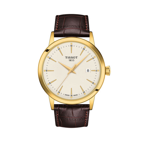 Tissot Classic Dream 42 mm quartz en acier inoxydable PVD image number 0