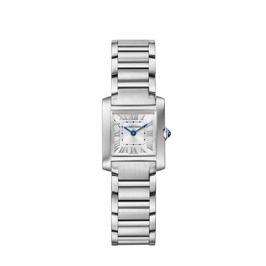 Cartier Tank Française Small Model Quartz 21 X 25 mm Stainless Steel WSTA0065 image number 0