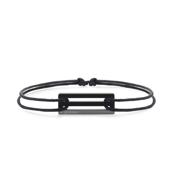1.7g Ceramic Black Cord Bracelet