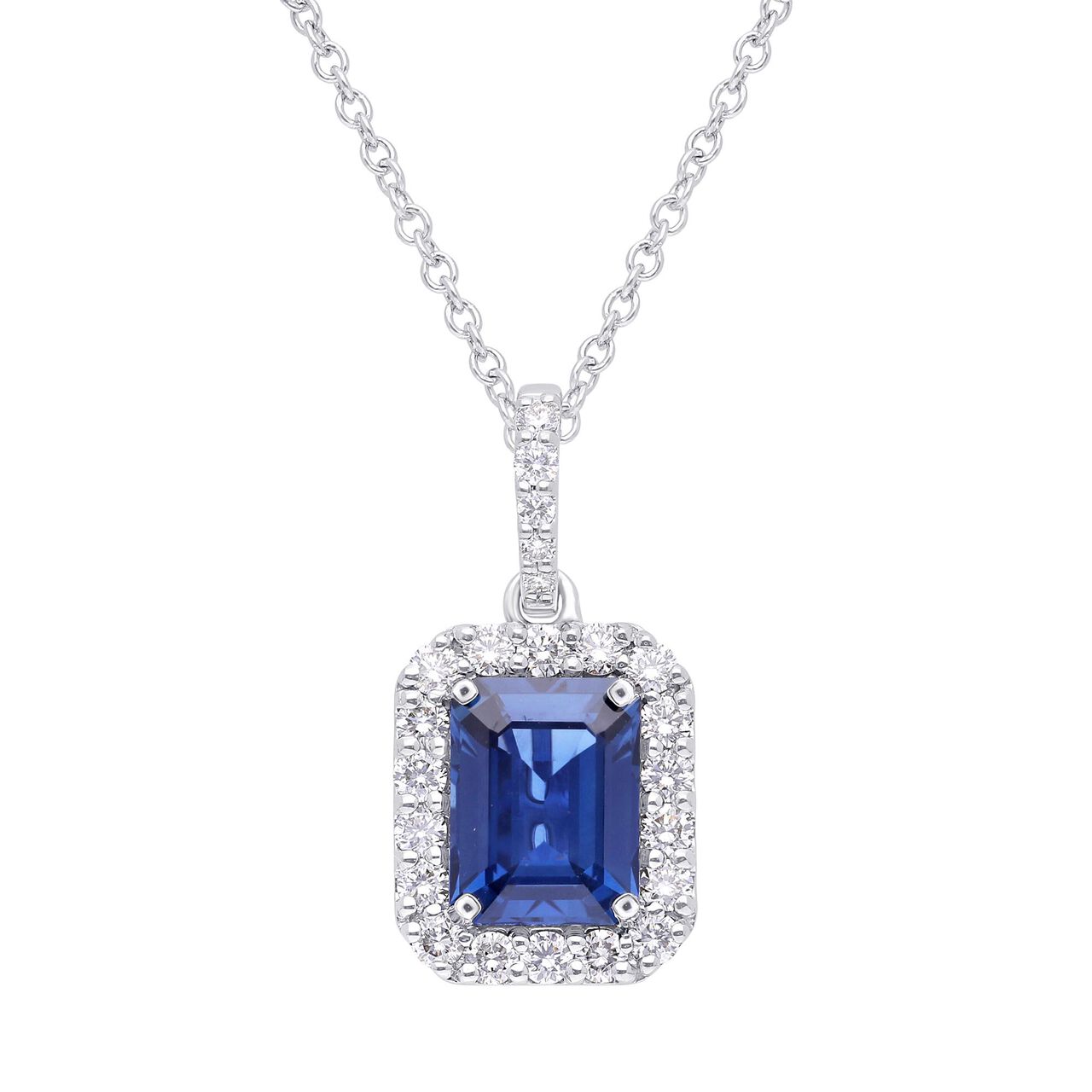 maison birks salon emerald cut halo pendant sg05599p a 8.6 front image number 0