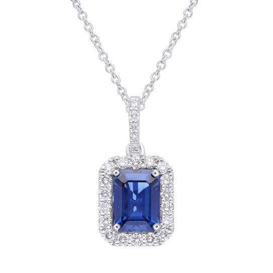 maison birks salon emerald cut halo pendant sg05599p a 8.6 front image number 0
