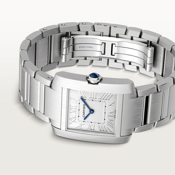Tank Française Medium Quartz 32 x 27 mm Stainless Steel