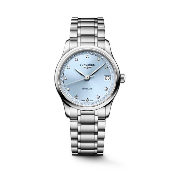 Master Automatic 34 mm Stainless Steel and Diamond