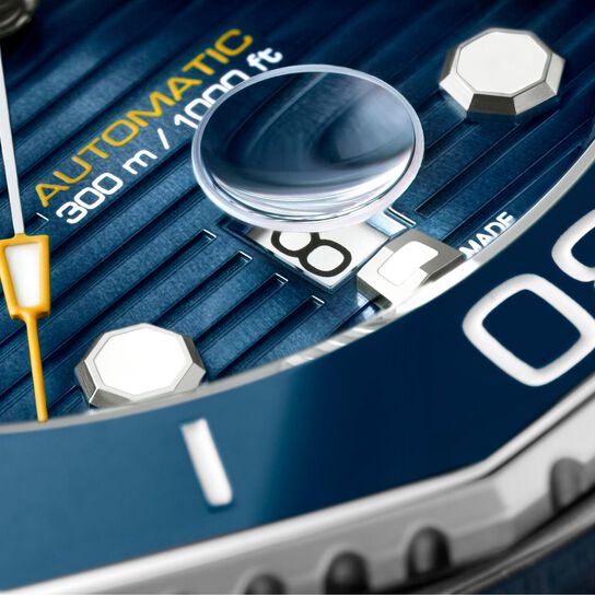 tag heuer aquaracer automatic steel 43 mm wbp201b.ft6198 focus image number 5