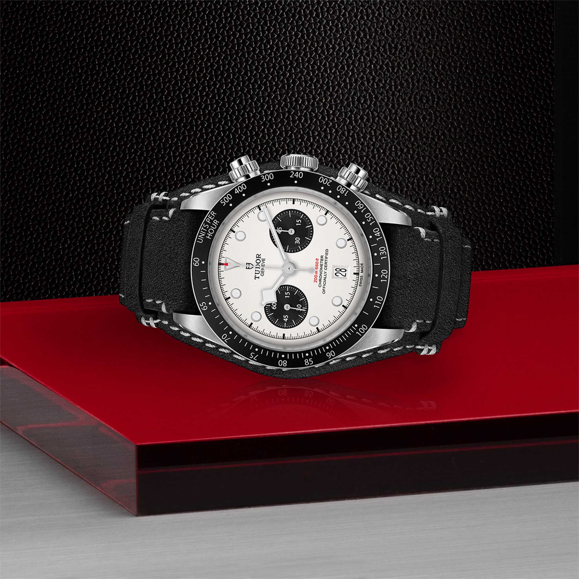 Black chronograph shop