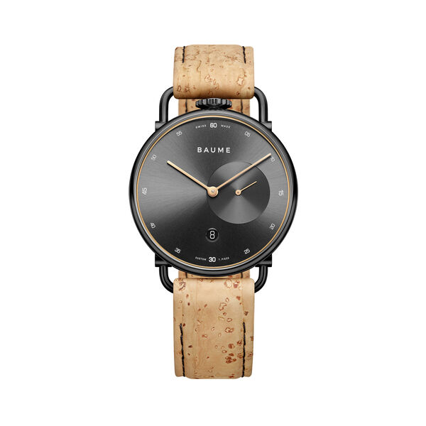 Baume Quartz Small Seconds 41 mm Black PVD Stainless Steel