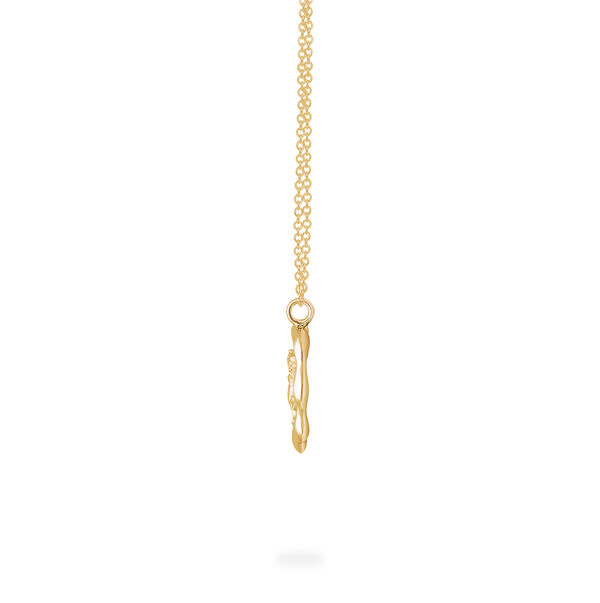 Zodiac Leo Pendant in Yellow Gold