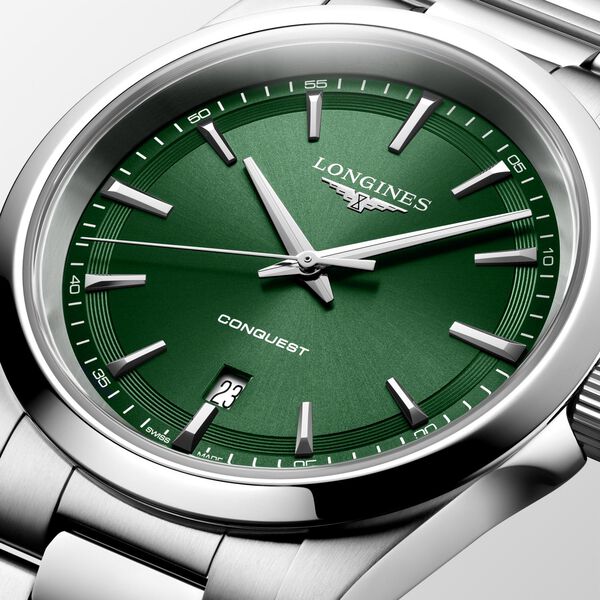 Conquest Quartz 41 mm Stainless Steel