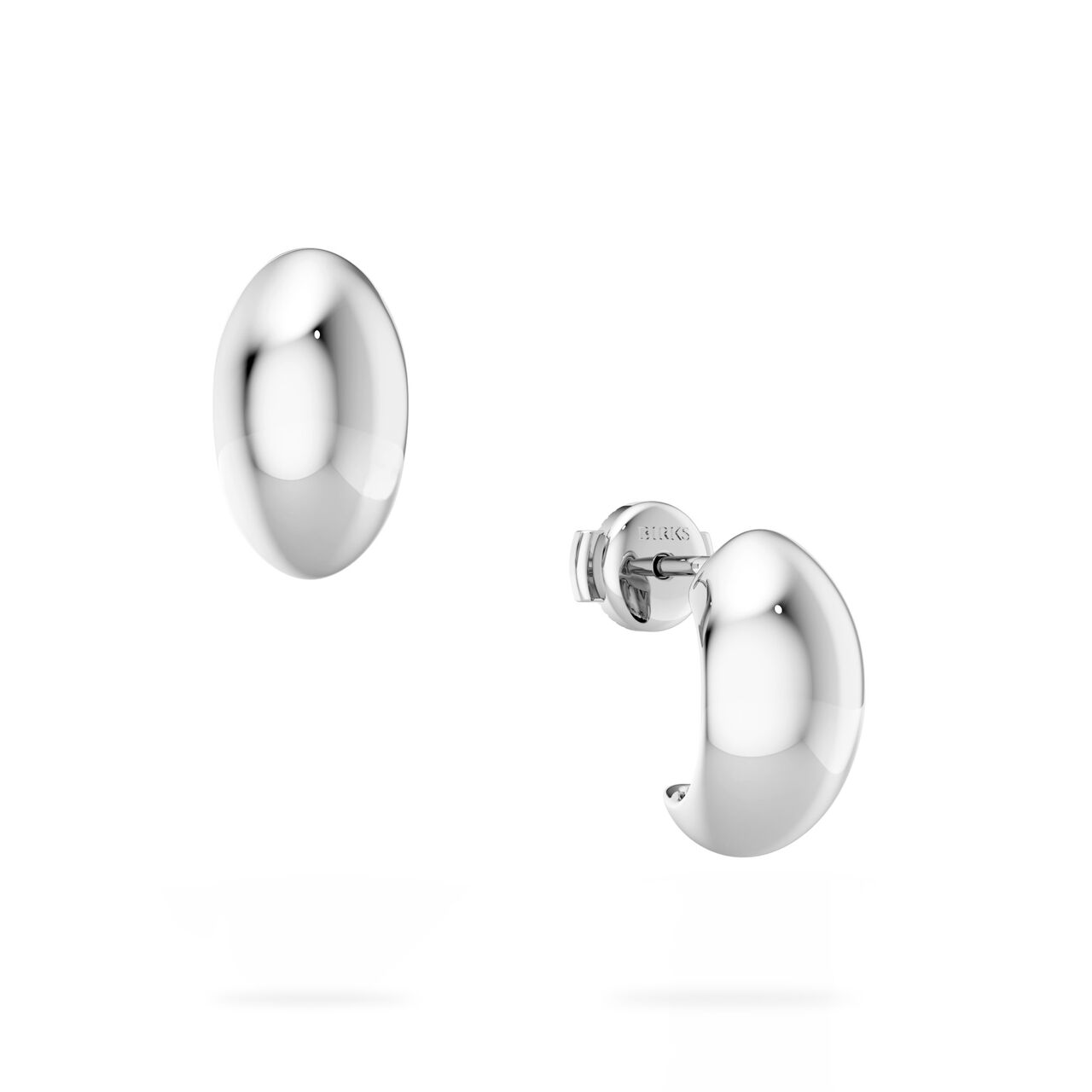 Birks Essentials Boucles d'oreilles bomb&eacute;es en argent image number 0