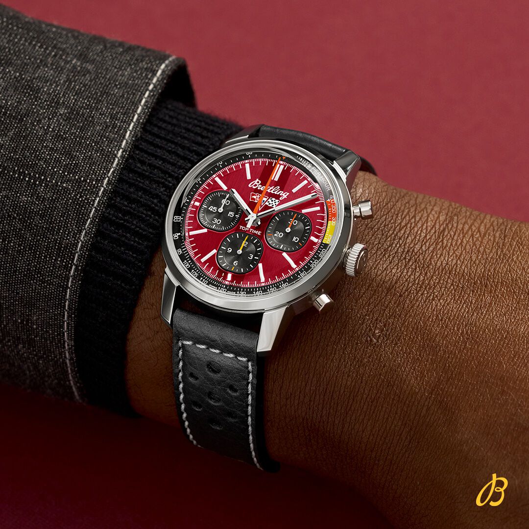 Top Time Chevrolet Corvet B01 Automatic Chronograph 41 mm Stainless Steel