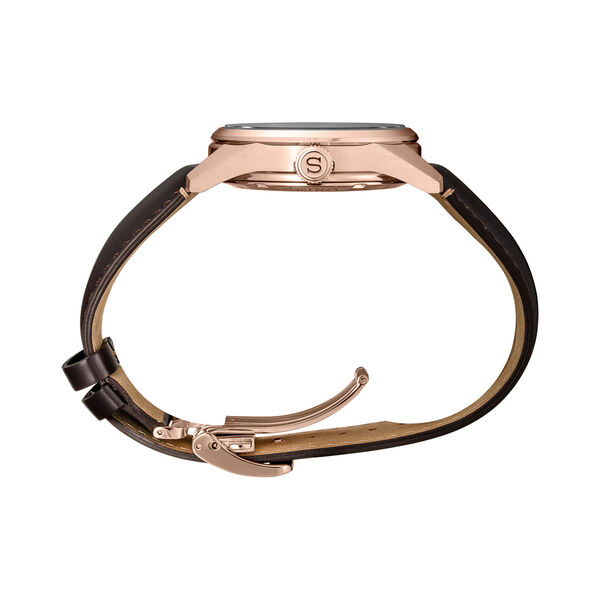 Presage Sharp Edged Series Automatic 39 mm Rose Gold Plated Stainless Steel