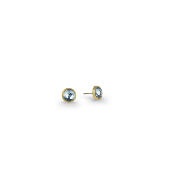 Marco Bicego Jaipur Colour Yellow Gold and Blue Topaz Stud Earrings OB957-TP01-V3 image number 0