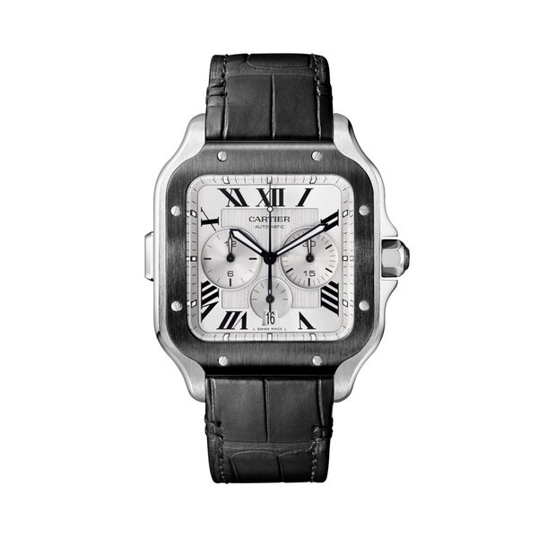 Santos de Cartier Extra Large Model Automatic Chronograph 43 mm Stainless Steel