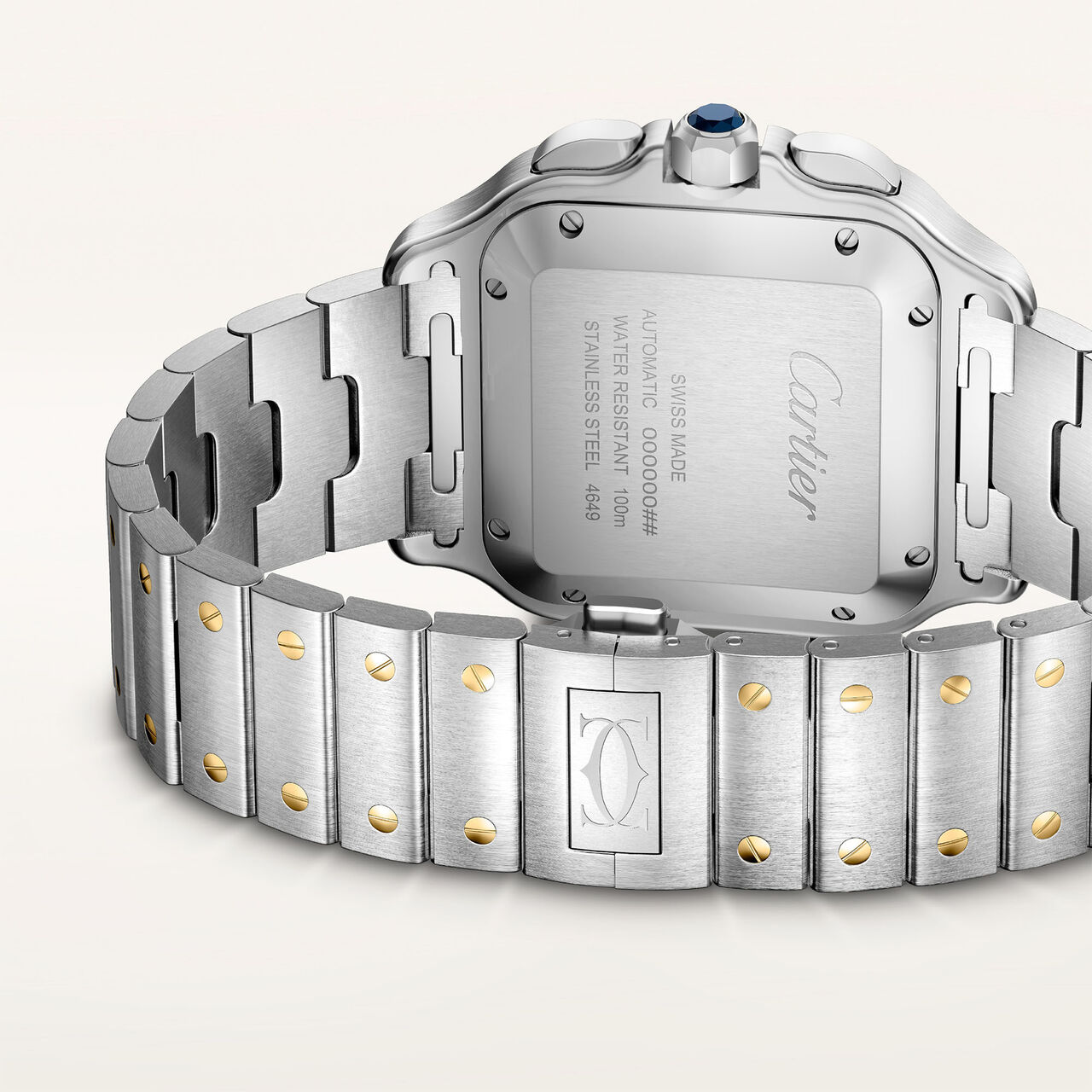 Cartier Santos de Cartier Large Automatic Chronograph 40 mm Stainless Steel WSSA0083 front image number 5